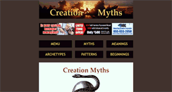 Desktop Screenshot of creationmyths.org